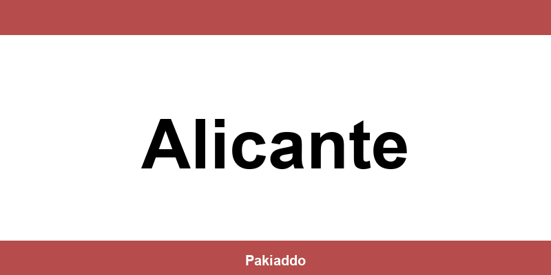 Teléfono y datos de la oficina DPD en Alicante