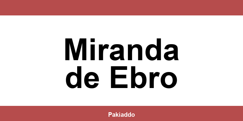 Teléfono y datos de la oficina DPD en Miranda de Ebro
